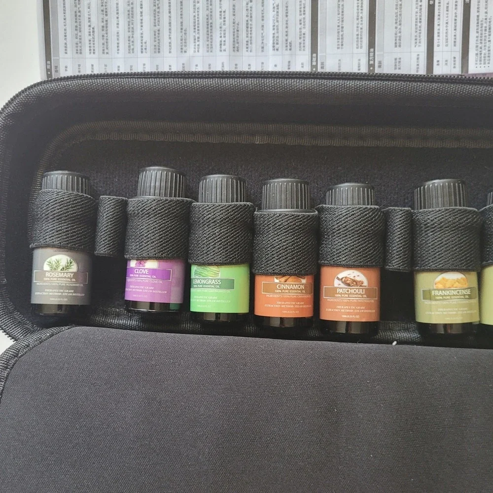 Lagunamoon Essential Oils 16 Lot Therapeutic Grade 10ml Case‎